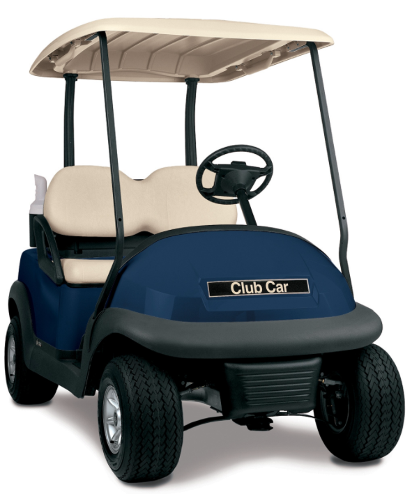 CLUB CAR PRECEDENT ELECTRIC GOLF CART Blue Buggy