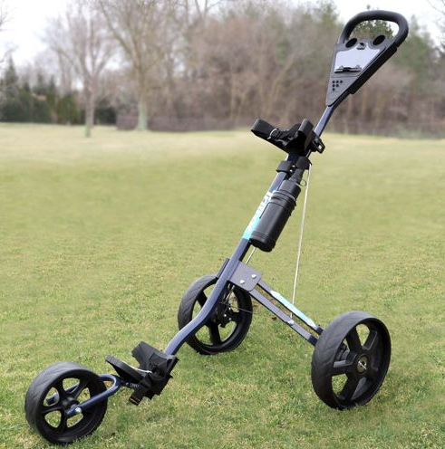 Intech Tri Trac 3-Wheel Golf Cart - on golf course