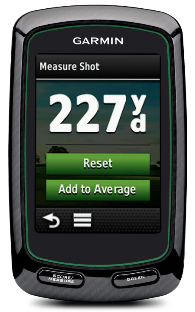 Garmin Approach G6 Handheld Touchscreen Golf Course GPS - measured shot