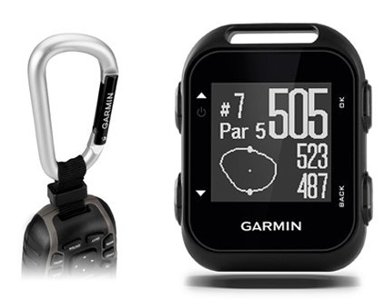 Garmin Approach G10 Golf GPS device with Garmin Lanyard Carabiner