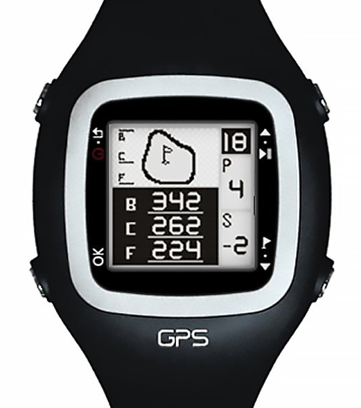 Lofthouse ProNav X2 Golf GPS Watch - distances to back center front green