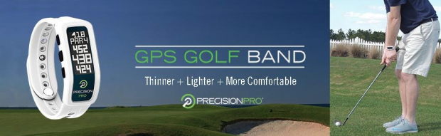 Precision Pro Golf GPS Band - accurate thinner lighter comfortable