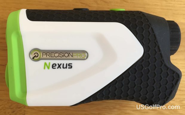 Precision Pro Nexus golf rangefinder - side view