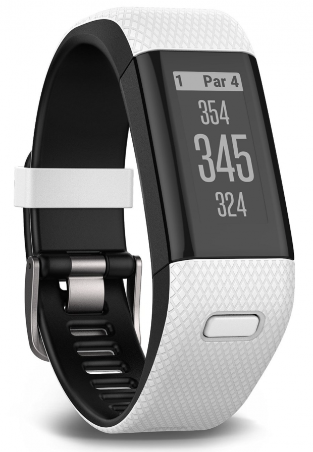 Garmin Approach X40 GPS Golf Band White - distance front back center