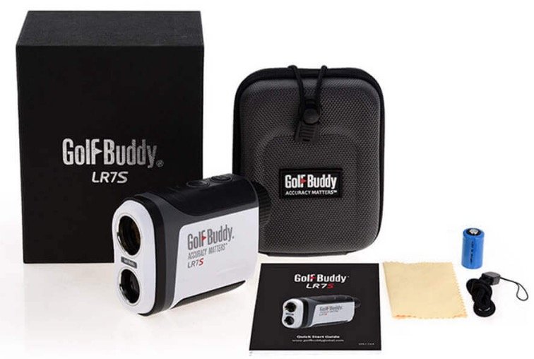 GolfBuddy LR7S Golf Rangefinder - package overview